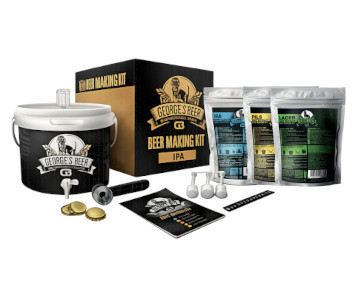 Kit Completo para Produção de Cerveja George's Beer 3 Estilos: IPA + Pils + Lager