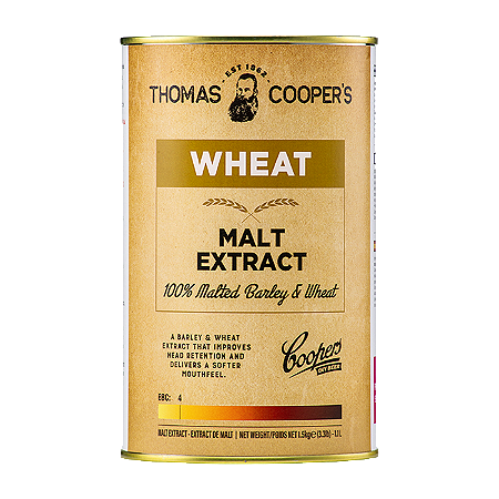 Extrato de malte sem lúpulo Coopers Wheat / Trigo