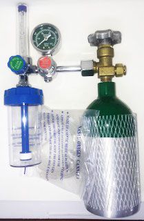 Sistema para Oxigenação (Cilindro + regulador)