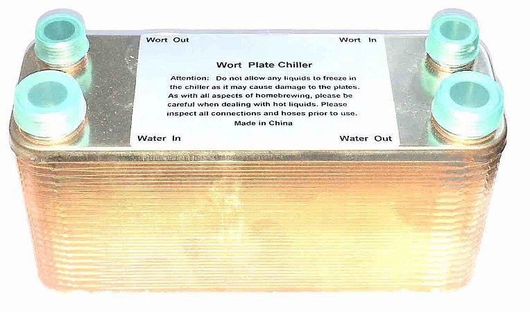 Chiller de Placas 40 Plate Wort Cooler