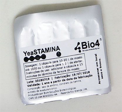 Bio4 - Nutriente Yeastamina - 1un.