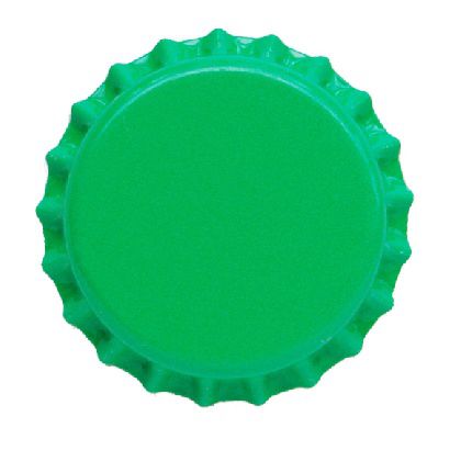 Tampinhas Pry Off - 100un - cor verde