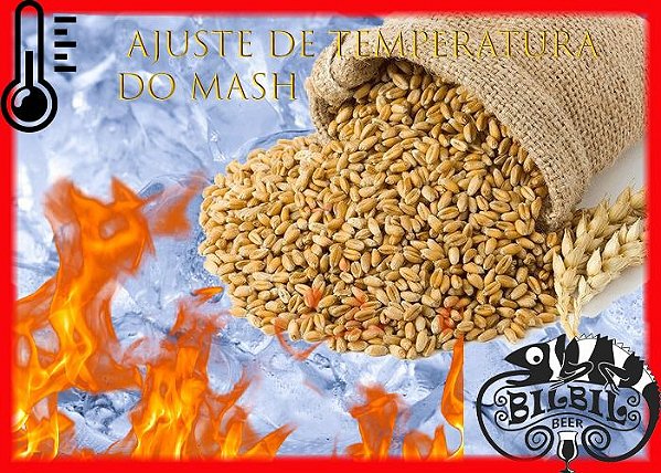 Ajuste de temperatura do Mash para fabricação caseira