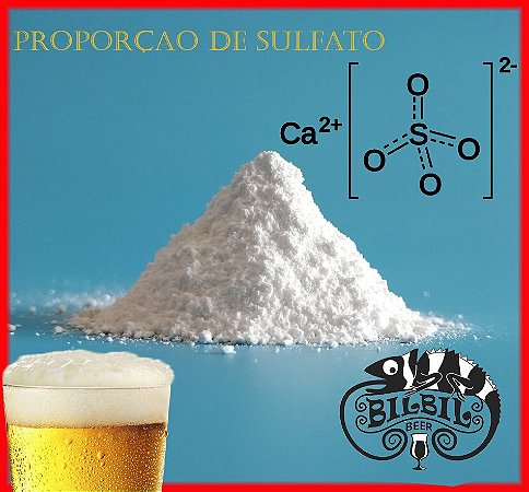Proporção de sulfato para cloreto