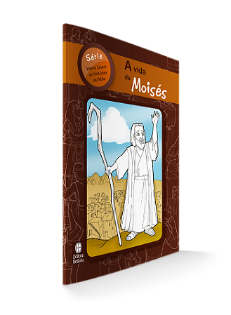 A Vida de Moisés - Folheto para Colorir