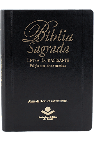 Bíblia Letra Grande Extragigante - Preta
