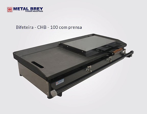 Chapa Bifeteira de 100 cm CHB - 100 ( Com Prensa ) Metal Brey