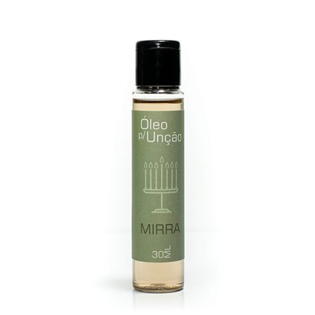 ÓLEO PARA UNÇÃO - Essências da Tradição Judaico-Cristã - Essências de: ( Acácia, Nardo, Mirra, Canela, Rosa de Sharon) - 30ml - CÓD: 0745
