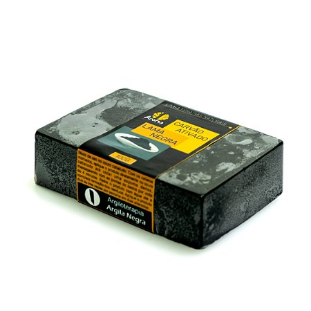 SABONETE FACIAL ARGILA NEGRA, EXTRATO DE BABOSA E CARVÃO ATIVADO - Ação Cicatrizante / Desintoxicante Natural / Antioleosidade Facial  - 100G - Cód: 2392