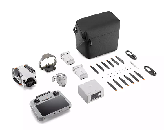 Drone DJI Mini 4 Pro Fly More Combo Plus DJI RC 2 (Com tela) (BR)