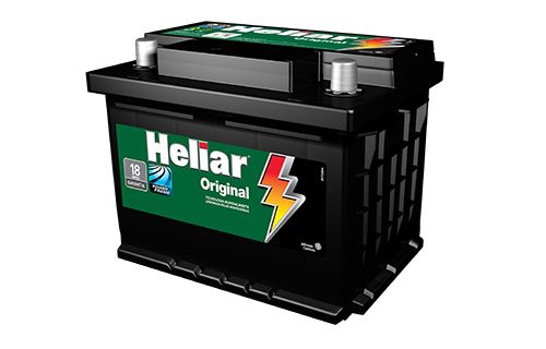 Bateria Heliar 45 Ah - Original - 18 Meses De Garantia - Fast Baterias