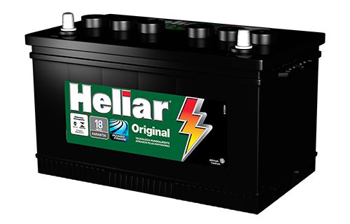 Bateria Heliar 90 AH - Original De Montadora - Fast Baterias