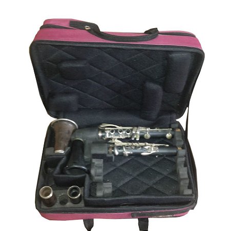 MEN33 - Estojo  duplo para 2 clarinete nylon - FIBERGLASS