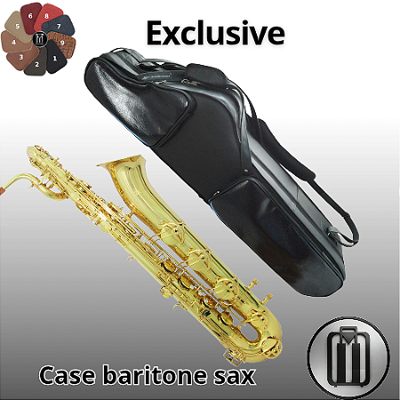 MEC23 - Estojo para sax barítono - FIBERGLASS