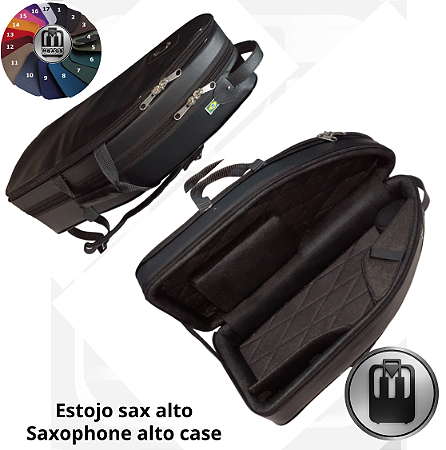 MEC17 - Estojo para saxofone alto goticular