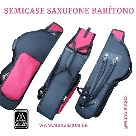 MS16 - Semicase Para Saxofone Baritono - (Hardbag)