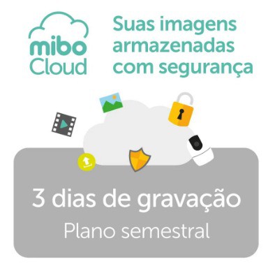 Plano de Gravação em nuvem para Mibo Cloud - 3 dias semestral