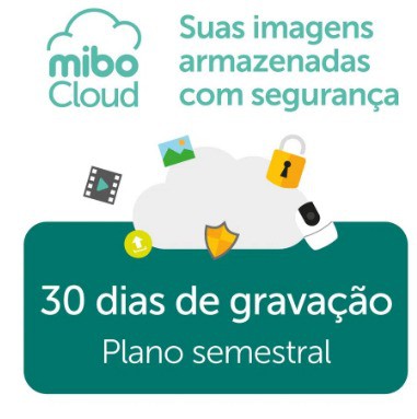 Plano de Gravação em nuvem para Mibo Cloud - 30 dias semestral