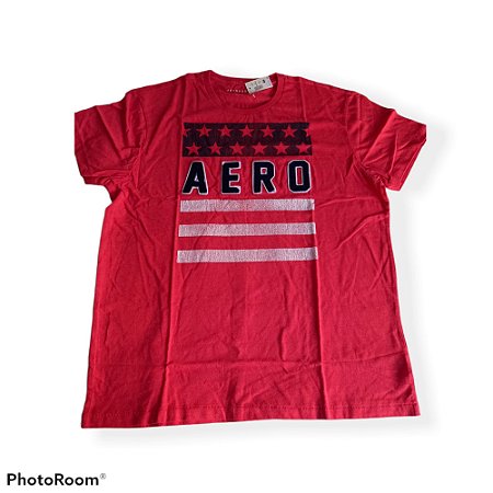 Camiseta vermelha Aeropostale