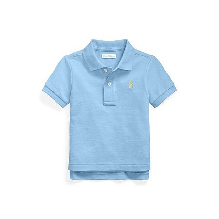 Camisa Polo Ralph Lauren Original Azul e Amarela Infantil