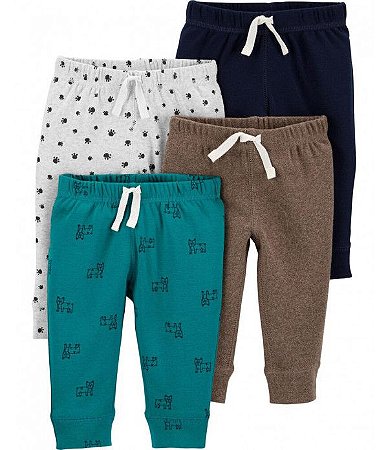 Kit com 4 calças Carters