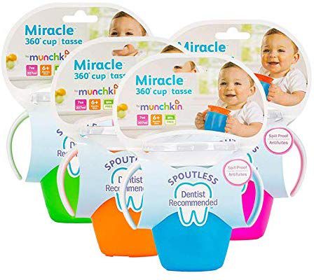 Copo de treinamento Miracle 360° . Com alça - Munchkin