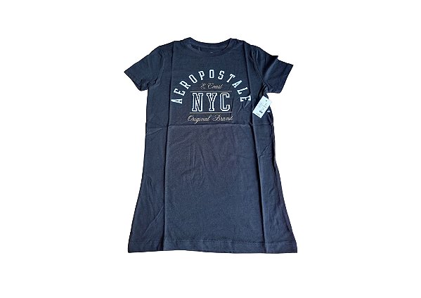 Camiseta preta Aeropostale