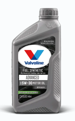 Valvoline ADVANCED Full Synthetic 5W30 API SP ILSAC GF-6 946 ml - Aprovação GM Ford Chrysler