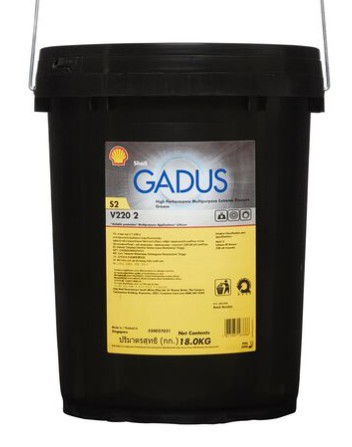 Shell GADUS S2 V220 2 BD 18 Kg - Graxa de lítio EP 2 Viscosidade 220 NLGI 2