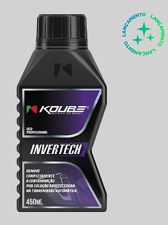 KOUBE Invertech 450 ml - Removedor de contaminação ocasionada por soluções arrefecedoras em transmissão automática