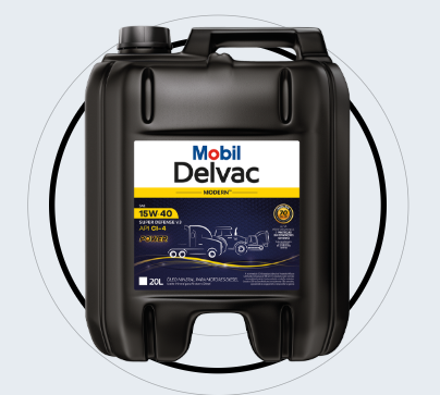 Óleo de Motor Diesel Mobil Delvac Modern POWER 15W40 API CI-4 Balde 20 Litros