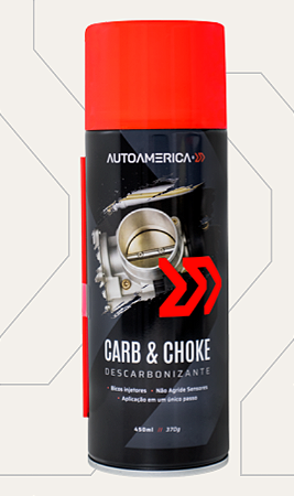 Carb & Choke Cleaner Autoamerica 450 ml - Descarbonizante de Motor / Carburador e Injetores TBI