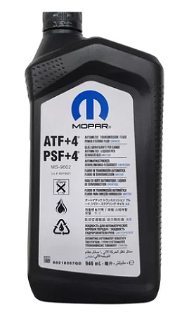 Óleo de Transmissão Automática MOPAR ATF+4 PSF+4 MS-9602 946 Ml