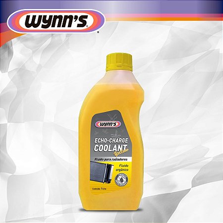 Aditivo orgânico para radiador pronto uso (etilenoglicol) - Wynn´s Echo Charge Coolant YELLOW 50/50 (Amarelo) 1 Lt