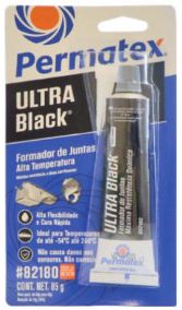Silicone Permatex ULTRA Black 85g #82180 - Formador de juntas para alta temperatura Atende OEM