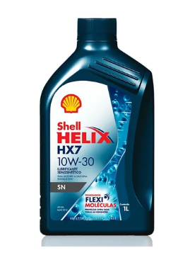Óleo de Motor HELIX HX7 10W30 Semissintético API SN 1 LT Recomendado MITSUBISHI