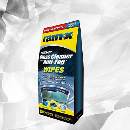 Rain-X Lenço Anti-Embaçante (Cx com 10 Unidades) – Glass Cleaner with Anti-Fog