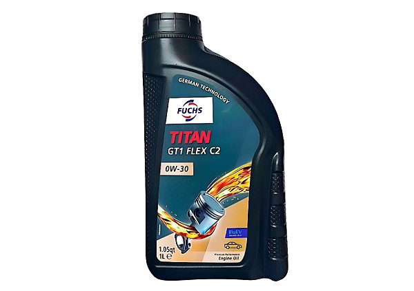 Óleo de Motor TITAN GT1 FLEX C2 0W30 MB APPROVAL 227.61 229.61 API SP RC Jaguar Land Rover STJLR.03.5007 1L