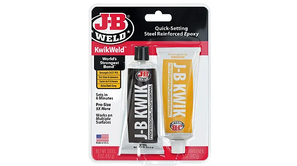 J-B Weld KWIKWELD Steel REINFORCED EPOXY 8271 142g - Solda a frio de Secagem Rápida