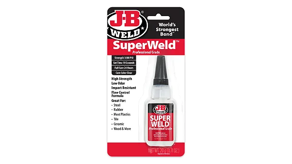 J-B WELD SuperWeld Professional Grade 20g Cola líquida de Secagem Rápida