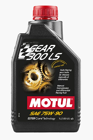 MOTUL GEAR 300 LS 75W90 1 Lt - Lubrificante para caixas de Velocidades e Diferenciais de Deslizamento Limitado