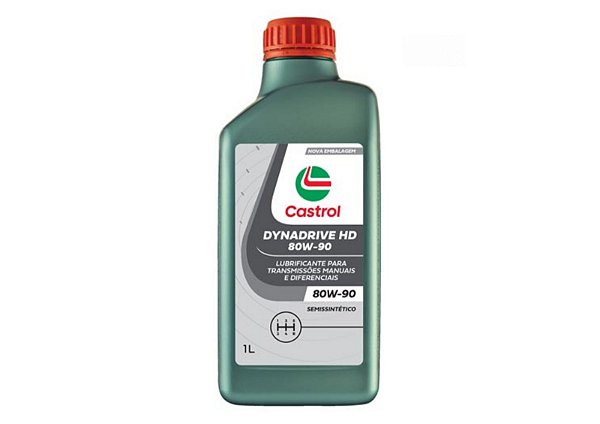 Castrol DYNADRIVE HD 80W90 Semissintético 1 L - Lubrificante para Transmissões Manuais e Diferenciais