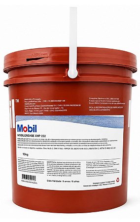 Graxa Mobilgrease XHP 222 Blue ISO VG-220 NLGI-2 10 kg - Complexo de Lítio