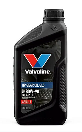 Óleo de Câmbio e Diferencial Valvoline 80W90 API GL-5 HP GEAR OIL 1 Litro