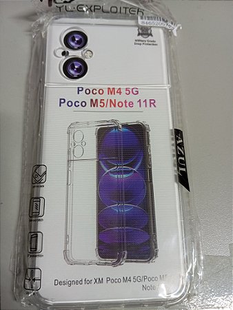 Capa transparente para celular, POCO M4 5G, POCO M5 E NOTE 11R.