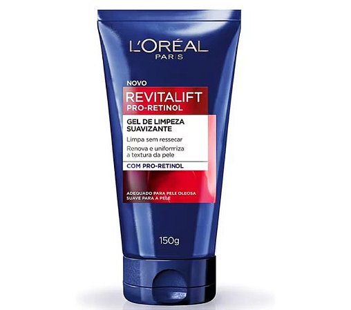 Gel de limpeza Retinol Antirrugas Revitalift L'ORÉAL PARIS.