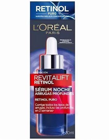 Sérum Retinol Noturno Antirrugas L'ORÉAL PARIS Revitalift.