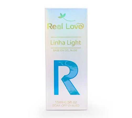 Base em gel nude, para unhas em gel, Real Love.
