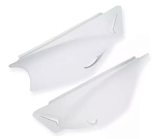 Par da tampa lateral, Lander 250 modelo 2007 em diante, cor branca.