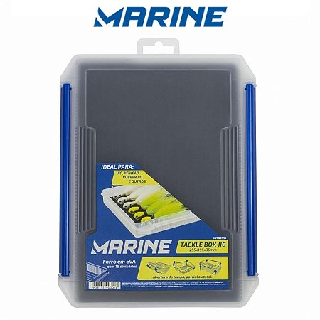 Estojo Marine  MTB255J com EVA Tackle Box Jig